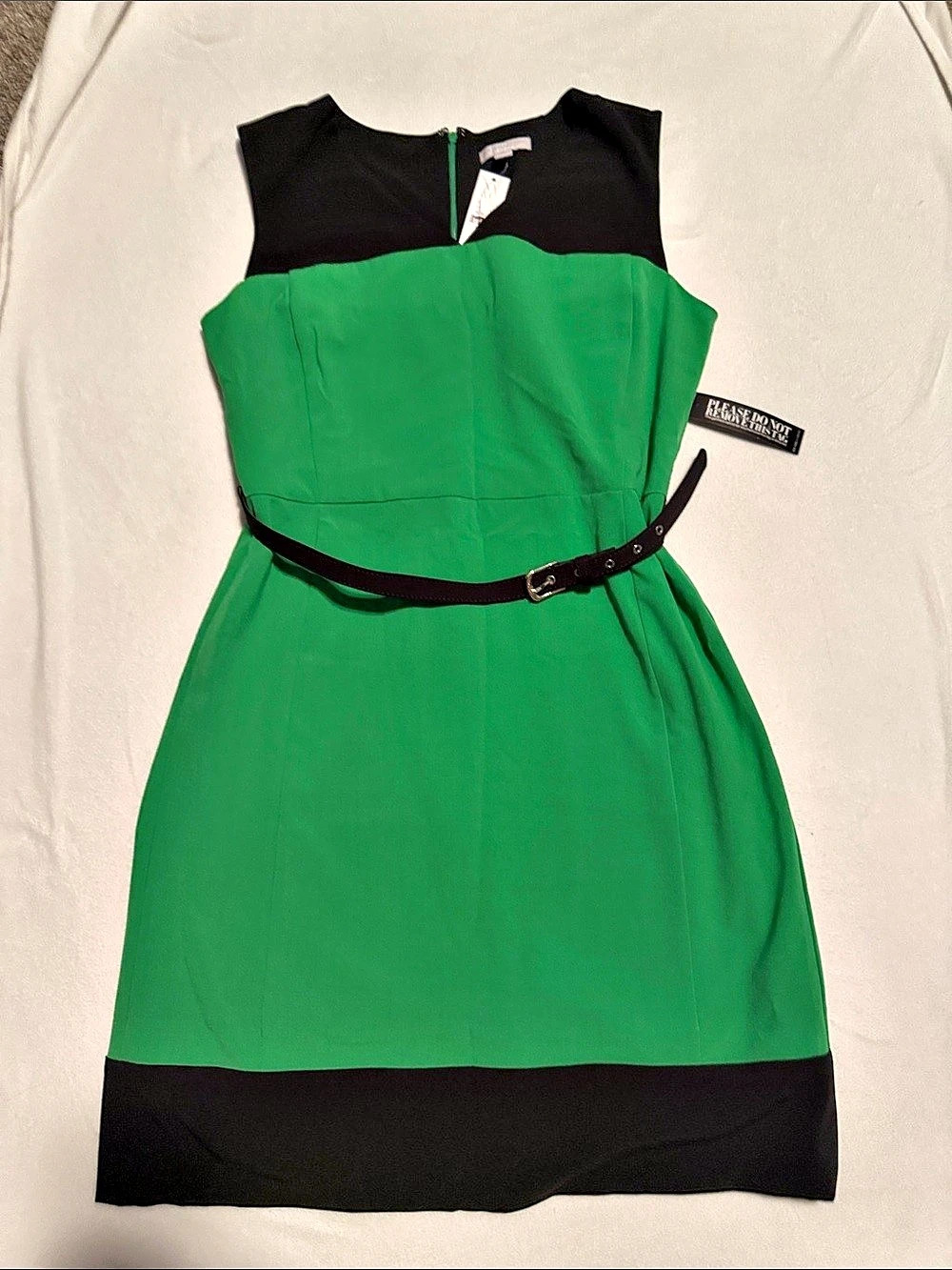 New York & Company Color Block Mini Dress Size 12 NWT